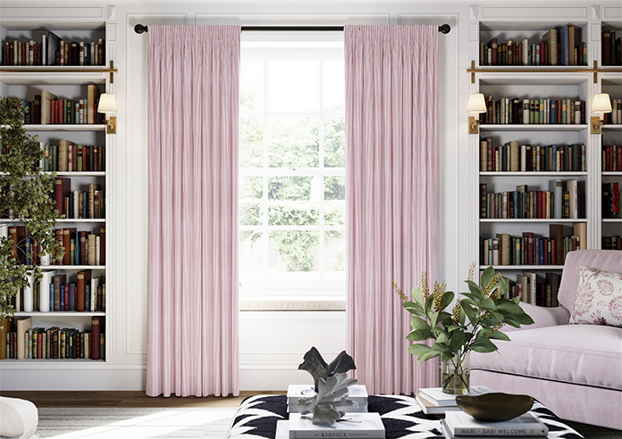 Nautical Stripes, Prom Red - Made to Measure Curtains - Image 3